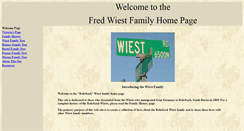 Desktop Screenshot of fredwiest.com